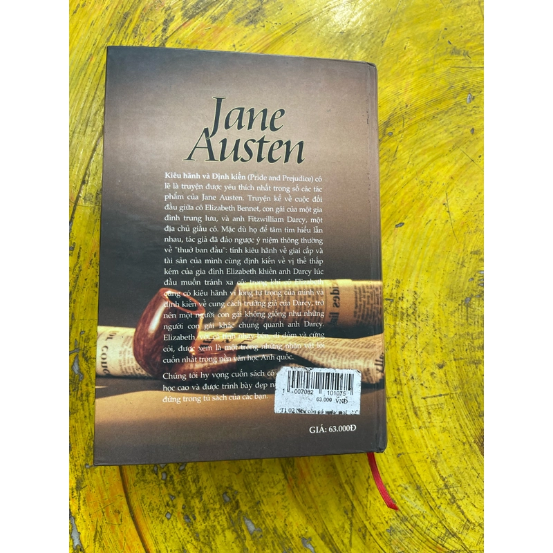 KIÊU HÃNH VÀ ĐỊNH KIẾN - Jane Austen ( bản bìa cứng) 536968