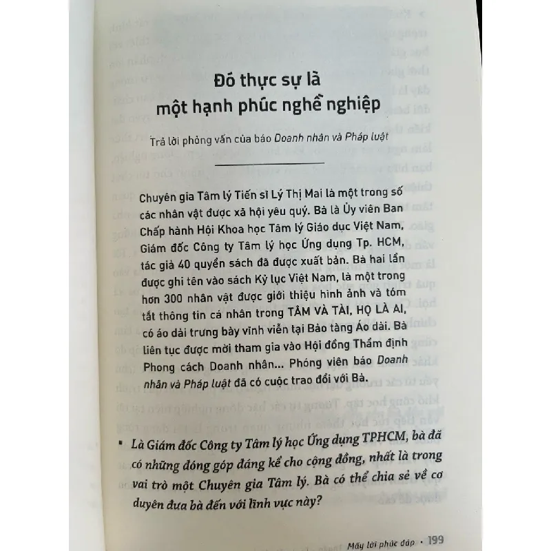Mấy lời phúc đáp - Tiến sĩ Nguyễn Khắc Thuần, Lý Thị Mai 689799