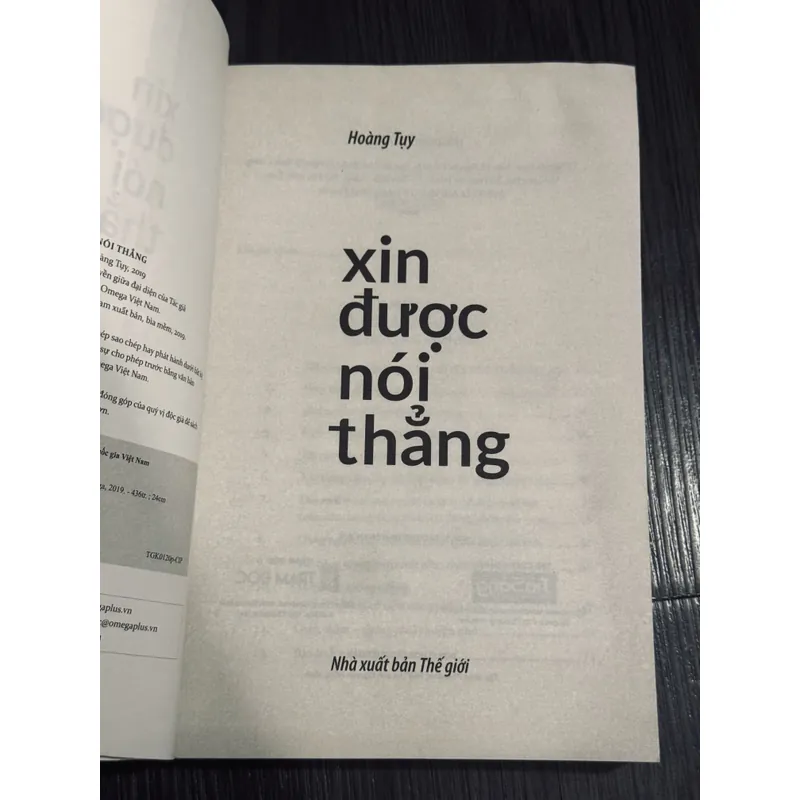 Xin được nói thẳng - Hoàng Tuỵ 598837