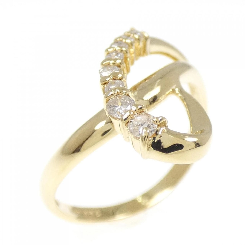 Nhẫn kim cương K18YG 0.16CT 668984