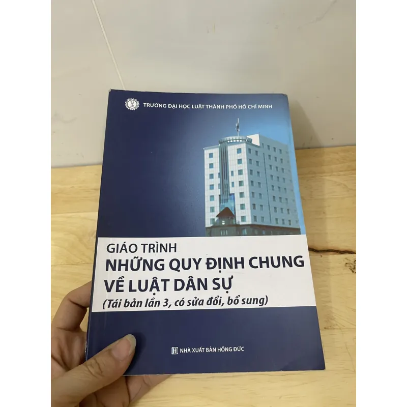 Giáo trình những Quy Định chung về Luật Dân sự  932969