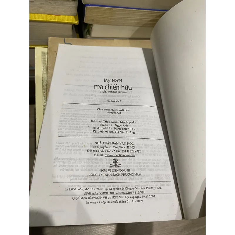 MA CHIẾN HỮU, MẠC NGÔN (XB 2009) 674906