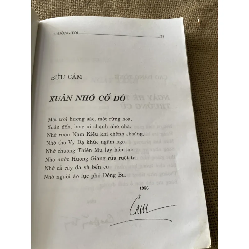 quốc học trường tôi - thơ nhạc hoạ , NXB THUẬN HOÁ 1996  796850