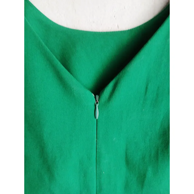 ĐẦM XẾP LI MÀU XANH 1030300