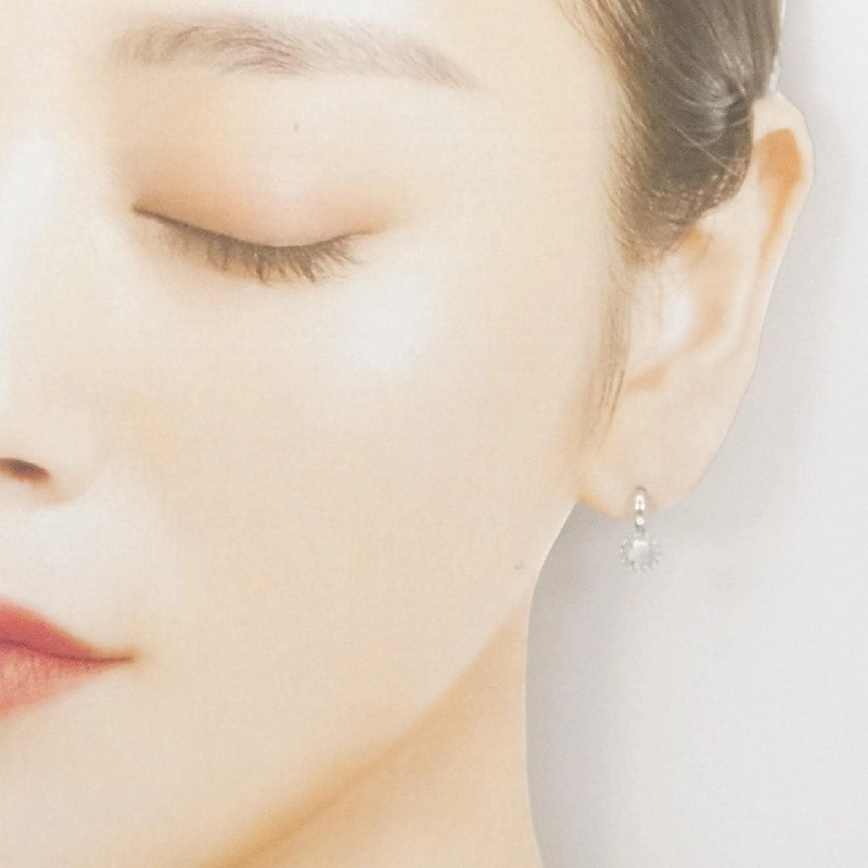 K14WG Bông tai Đá mặt trăng - Hàng hiệu Chính hãng 874831