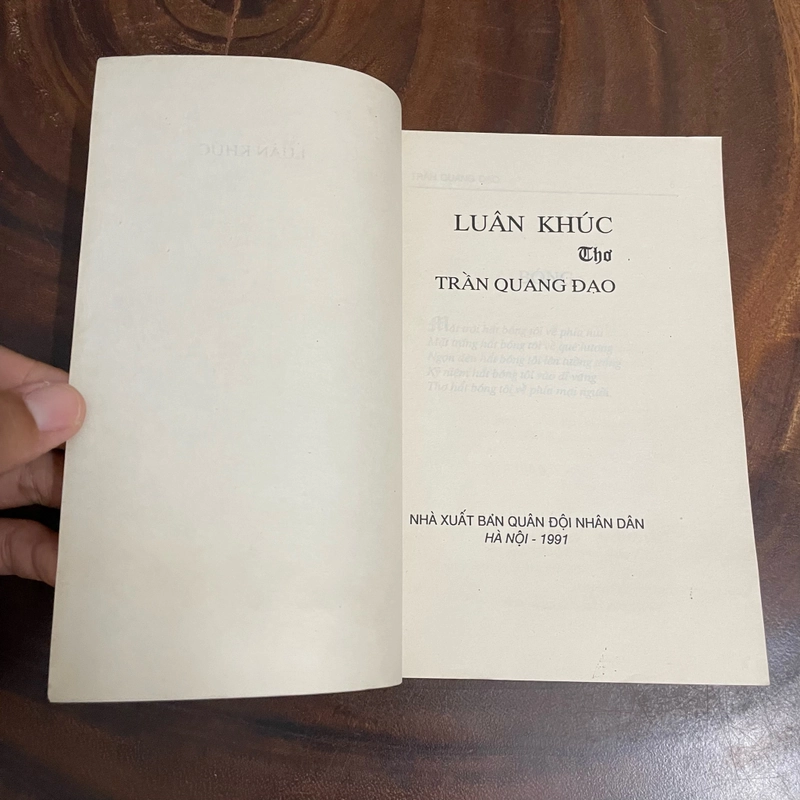 II Thơ: Luân Khúc - Trần Quang Đạo - 1991 462867