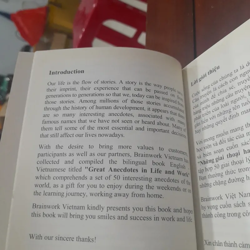 NHỮNG GIAI THOẠI HAY TRONG CUỘC SỐNG VÀ CÔNG VIỆC (song ngữ Anh - Việt) 731208