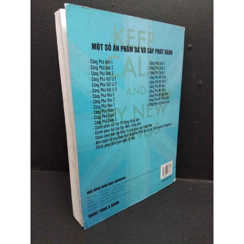 Công phá tiếng Anh 2 mới 80% bẩn rách gáy có chữ ký tác giả 2017 HCM2608 GIÁO TRÌNH, CHUYÊN MÔN 916719