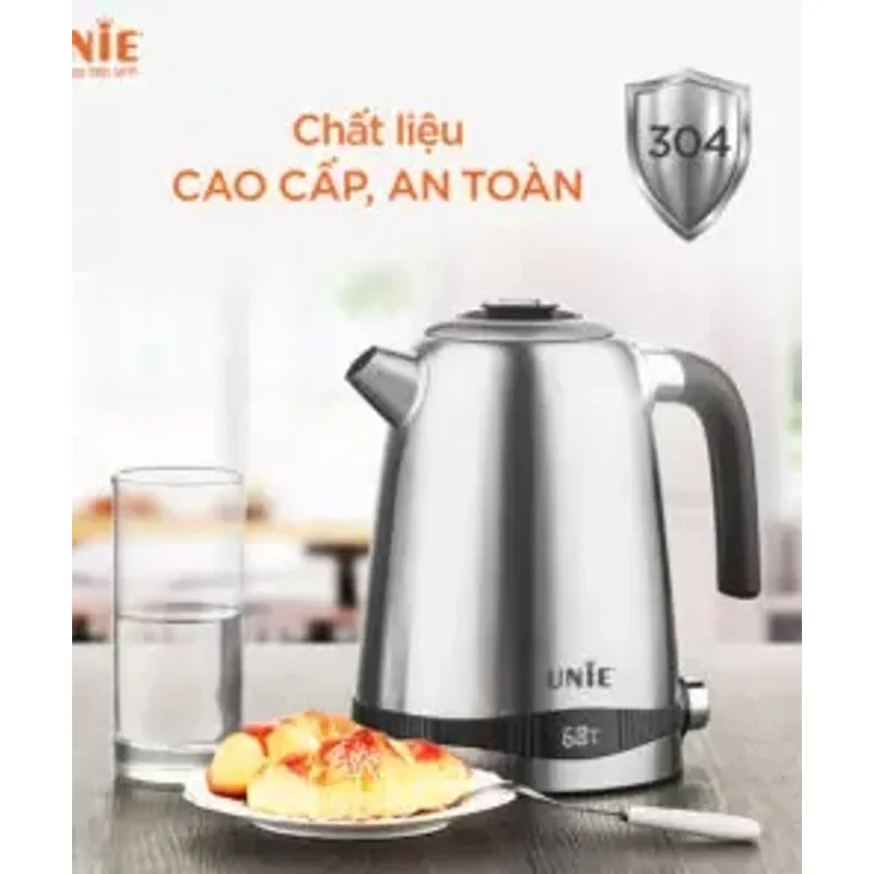 🌟 Ấm siêu tốc UNIE UEK1761S – Chất liệu inox 304 bền bỉ, nấu nước chuẩn ngon, sạch sẽ! 716126
