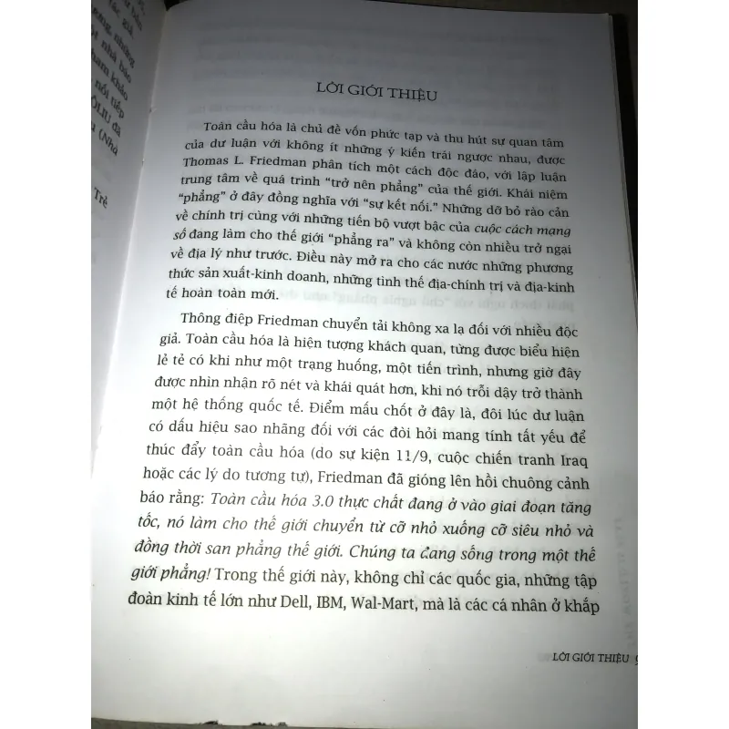 Thế Giới Phẳng Tóm Lược Lịch Sử Thế Giới Thế Kỷ 21-Thomas l.friedman 937100