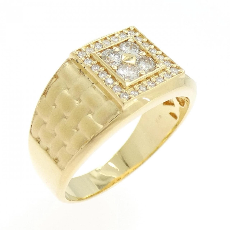 Nhẫn kim cương K18YG 0.50CT - Hàng hiệu Authentic 848002