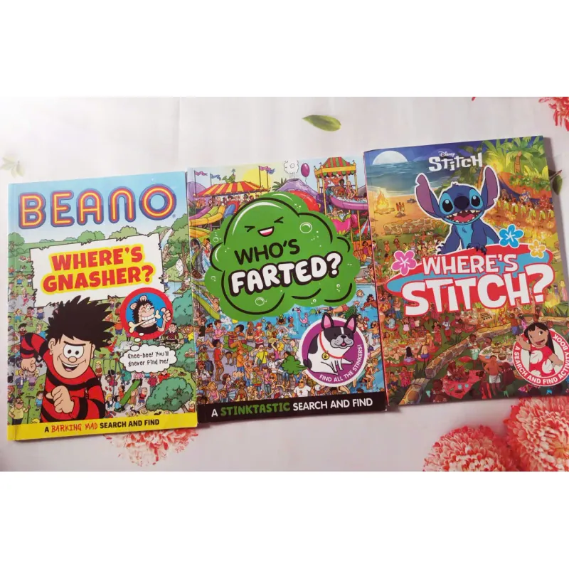 Beano: Where's Gnasher? Who's Farted? Disney Stitch: Where's Stitch? 1027442