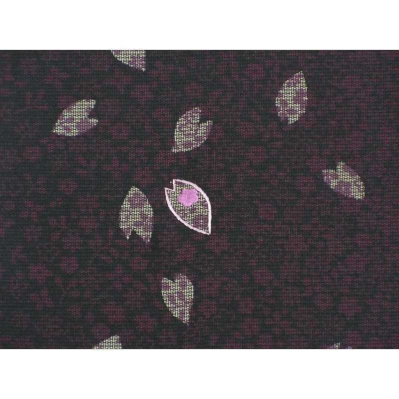 Tơ tằm vỏ sò Ryukyu tím thêu - Hàng hiệu Authentic 878534