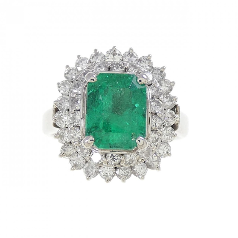 Nhẫn Emerald PT900 1.84CT - Hàng hiệu Chính hãng 853093