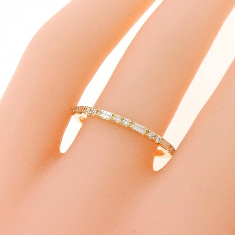 【Sản phẩm mới】Nhẫn kim cương K18YG 0.15CT 671573