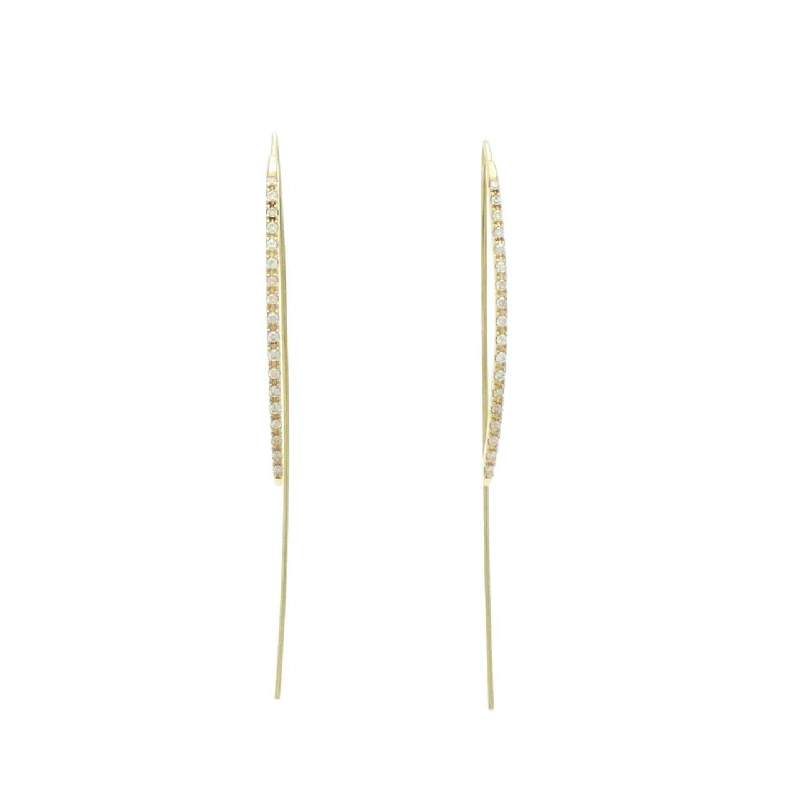 K18YG Bông tai kim cương 0.20CT - Hàng hiệu Chính hãng 867822