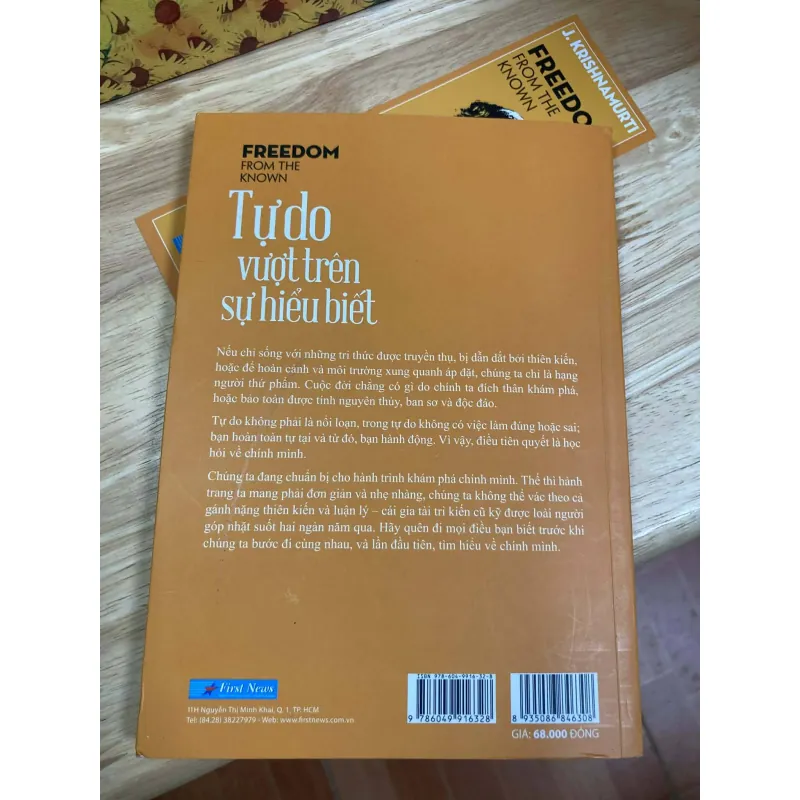 Tự Do Vượt Trên Sự Hiểu Biết - Jiddu Krishnamurti 974717