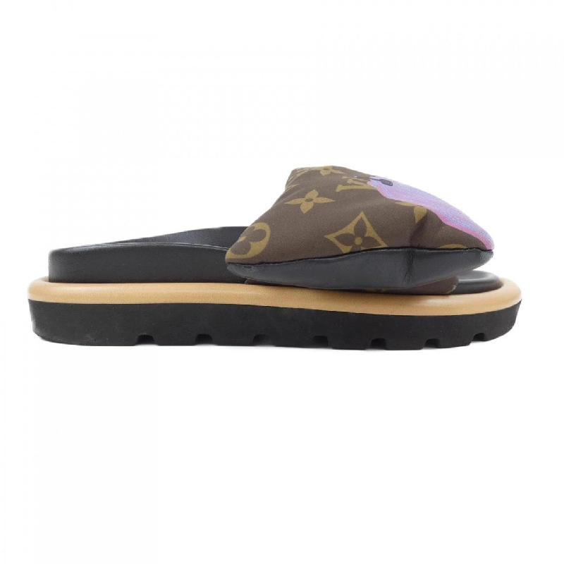 Louis Vuitton LOUIS VUITTON Bình gourd Yayoi Kusama LV×YK Bể bơi gối - Dòng Mules Sandal 658980