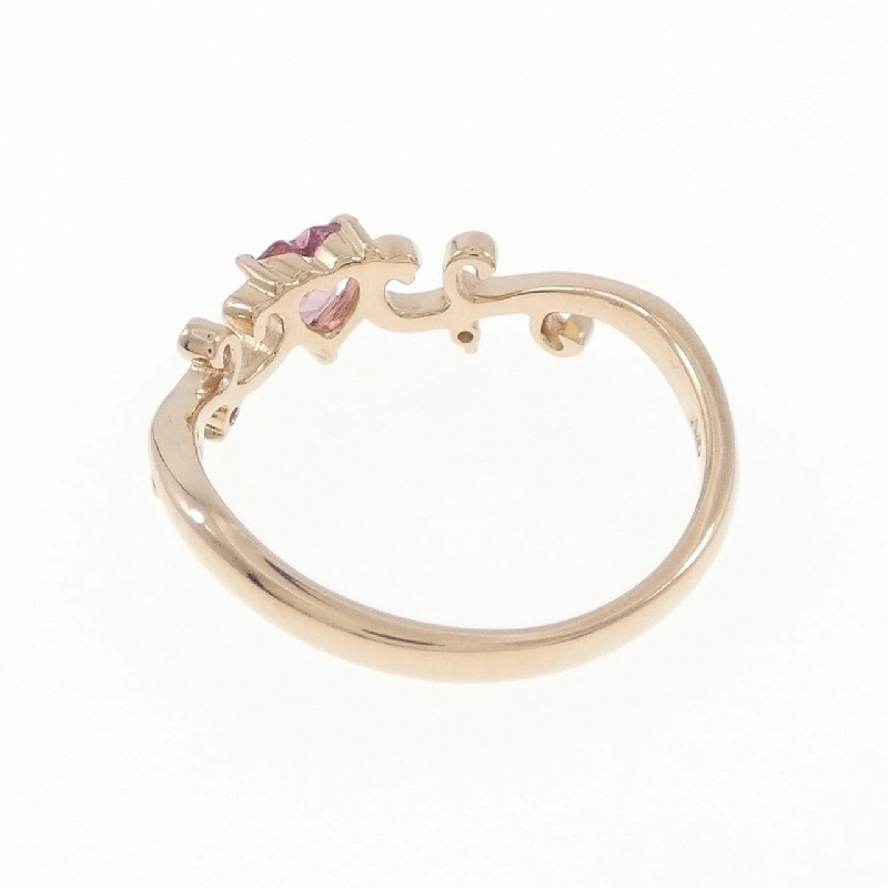 Nhẫn tourmaline K18PG hình trái tim 668533