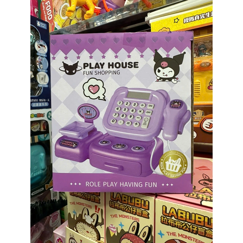 Đồ chơi thu ngân Kuromi 1111-179 Fun Cash Register Play house có pin 270829