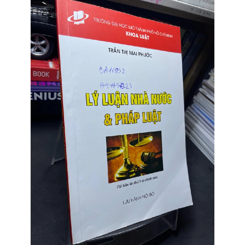 Lý luận nhà nước và pháp luật mới 80% viết xanh bìa và 3 trang trong lưu hành nội bộ Trần Thị Mai Phước HPB2705 SÁCH GIÁO TRÌNH, CHUYÊN MÔN 155185