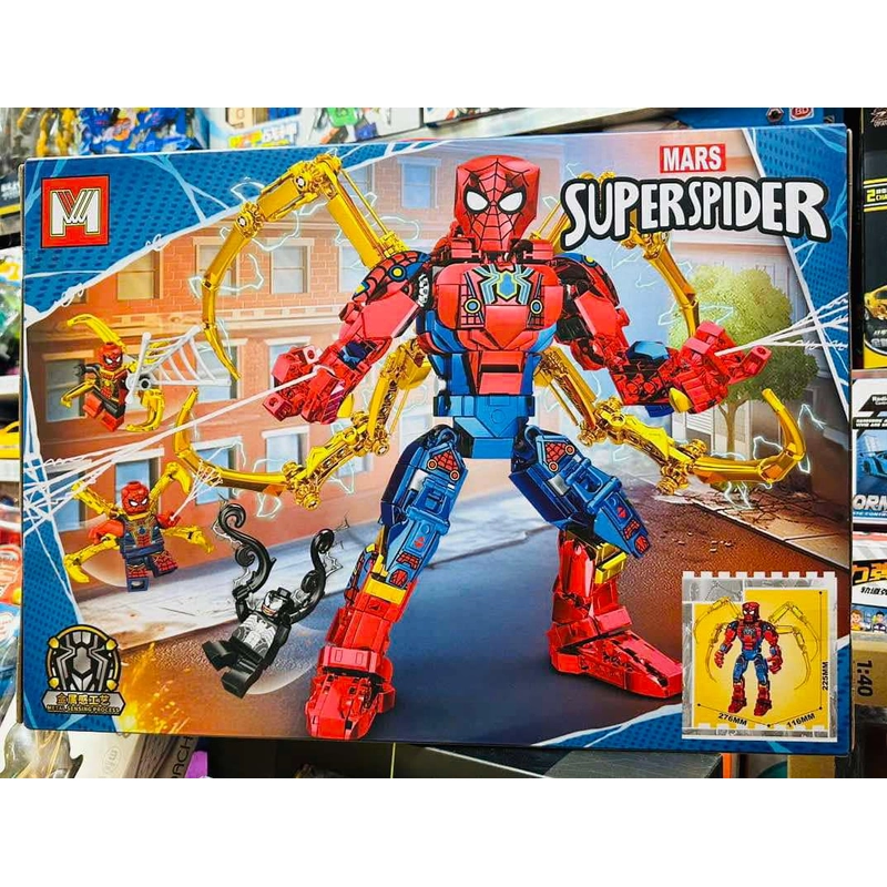 Đồ chơi lắp ghép siêu nhân người Nhện MG1292 Super Spider man 330268