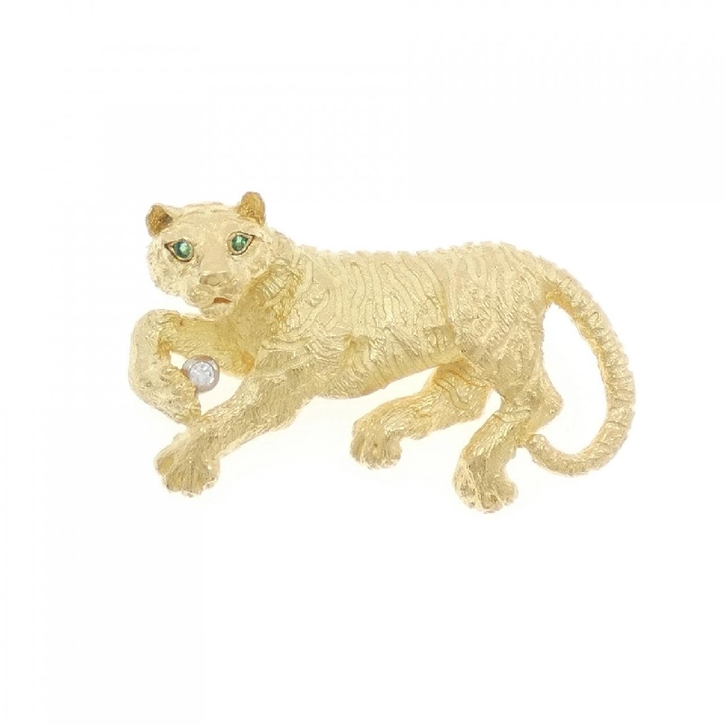 【Vintage】Brooch Tiffany 750YG/750WG 665682