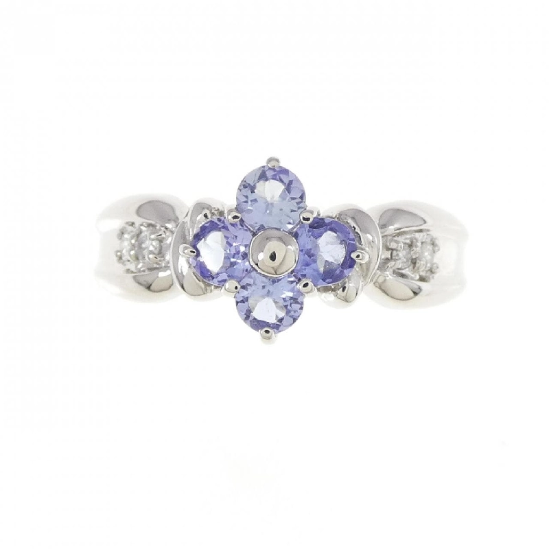 Nhẫn Tanzanite PT Flower 673145