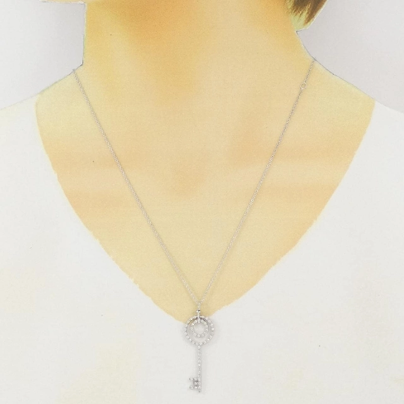 Dây chuyền kim cương 750WG 0.26CT - Hàng hiệu Authentic 860793