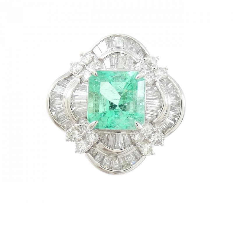 Nhẫn Emerald PT900 1.01CT - Hàng hiệu Chính hãng 853029