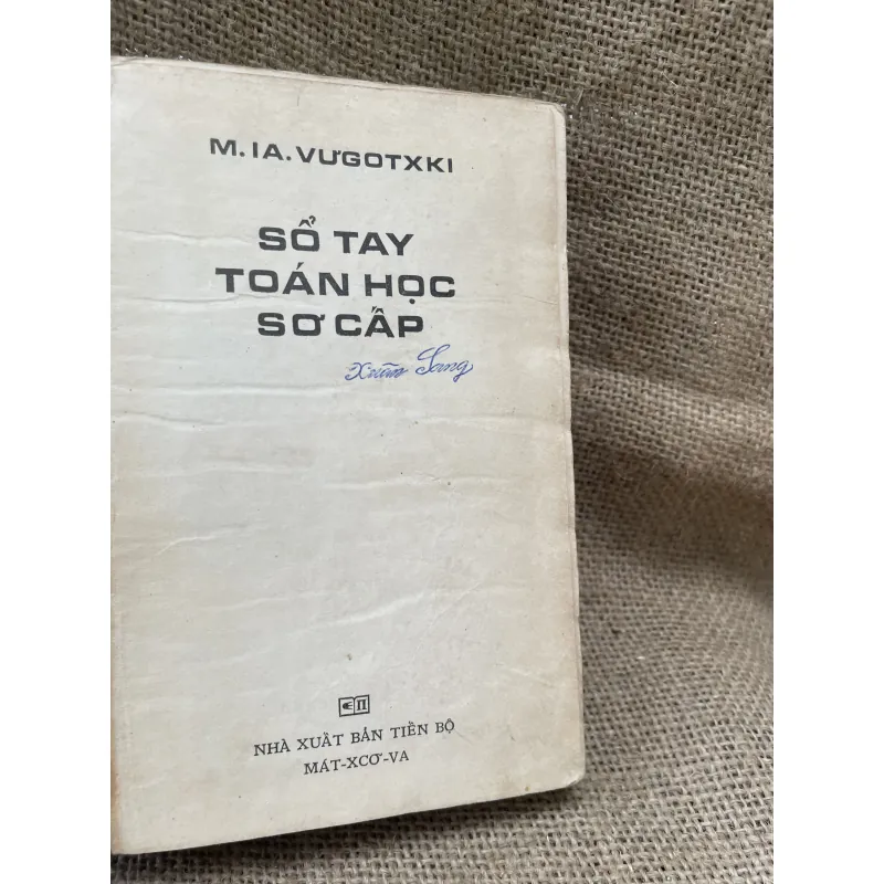 Sổ tay toán học sơ cấp in tại Nga 995526