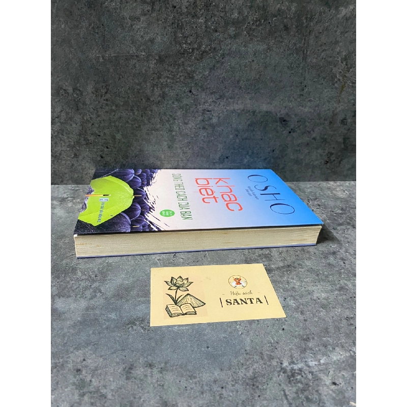 Khác biệt sống theo cách của bạn-Osho-Sách mới,giấy xốp có chấm ố nhẹ 787916