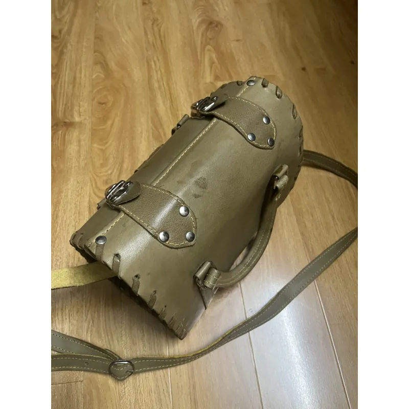 Túi nữ phom hộp 24x22x12 da mộc 2hand 996730