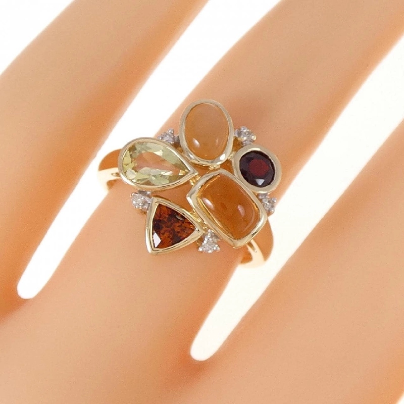 Nhẫn đá màu 14KYG 673077