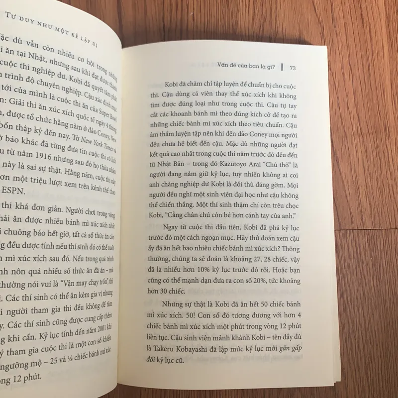 TƯ DUY NHƯ MỘT KẺ LẬP DỊ 688416