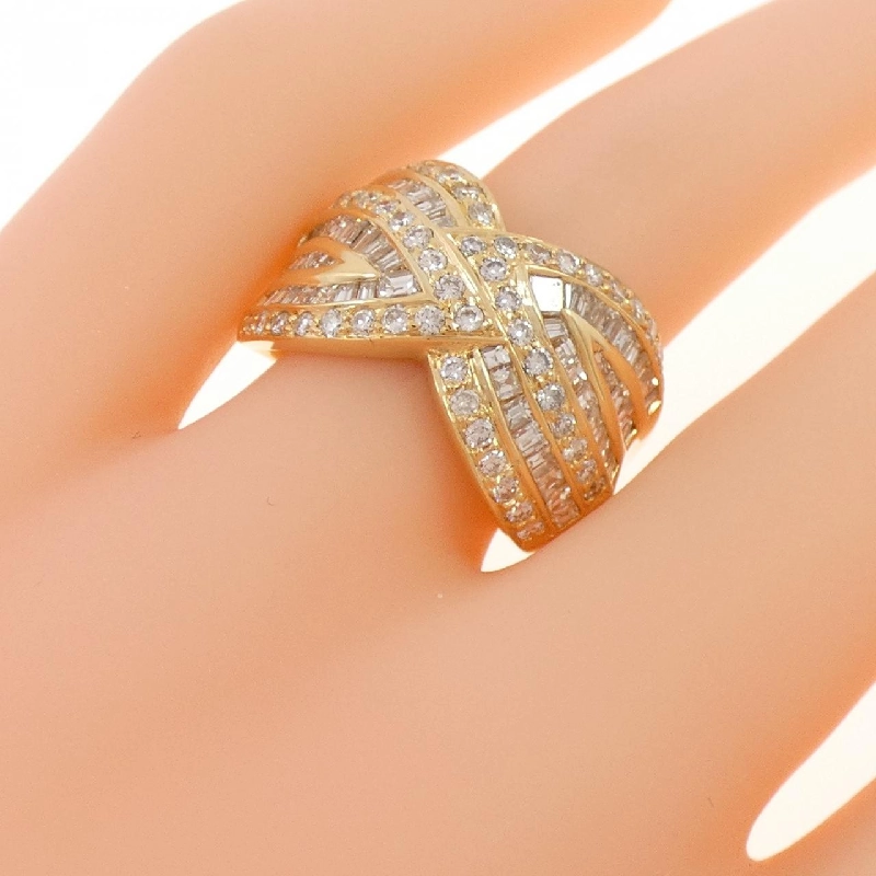 Nhẫn kim cương K18YG 2.73CT 668135