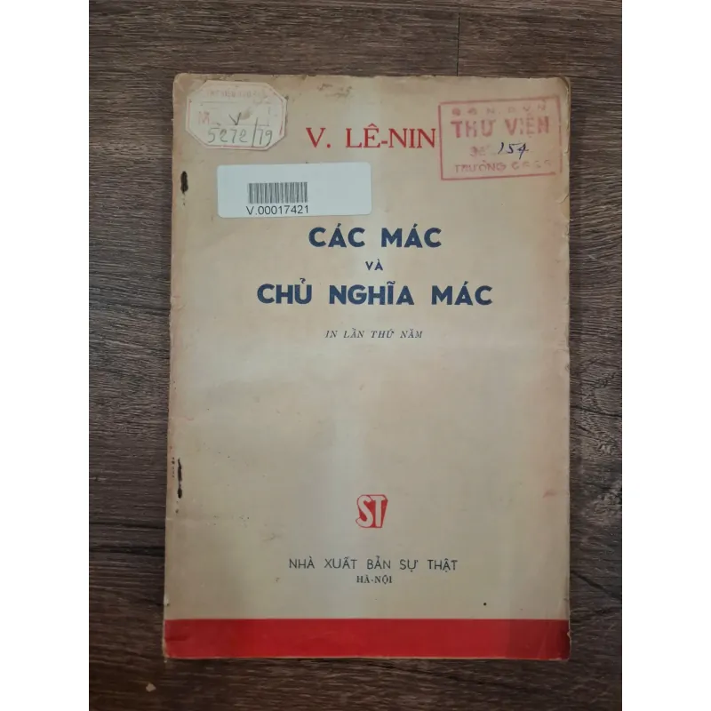 Các Mác và chủ nghĩa Mác - V. Lê-nin - Chính trị/Triết học 728745