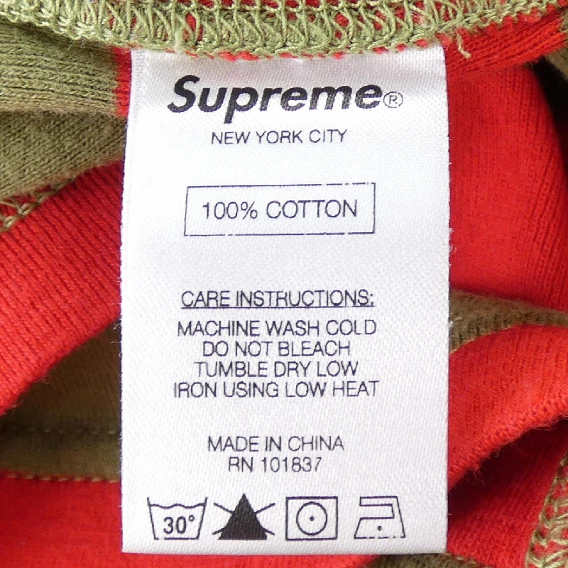 Áo thun nhiệt sọc SUPREME - Hàng hiệu Authentic 893374