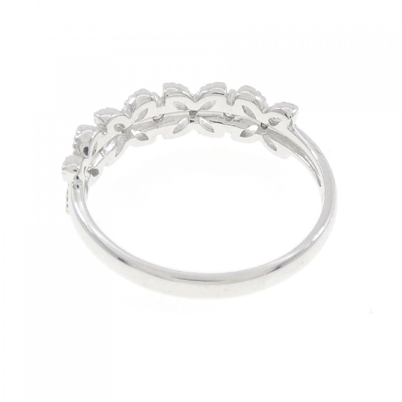 Nhẫn kim cương hoa K18WG 0.10CT 672017