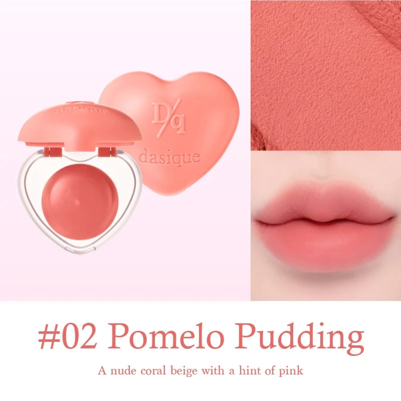 Son kem bùn DASIQUE Souffle Color Pot MÀU PAMELO PUDDING 275098
