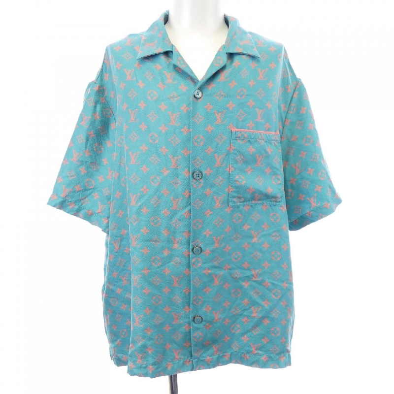 Áo sơ mi ngắn tay lụa Monogram Louis Vuitton HTS06WUPP S/S - Hàng hiệu Chính hãng 889953