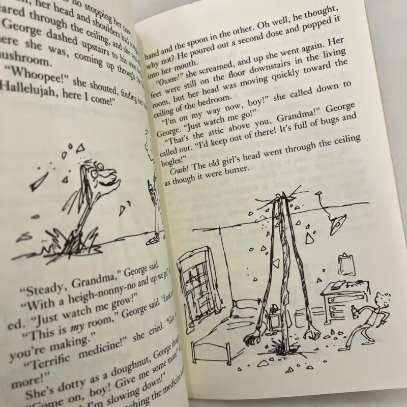 ✨𝑮𝒆𝒐𝒓𝒈𝒆'𝒔 𝑴𝒂𝒓𝒗𝒆𝒍𝒐𝒖𝒔 𝑴𝒆𝒅𝒊𝒄𝒊𝒏𝒆✨ Roald Dahl, sách cũ ngoại văn 577131