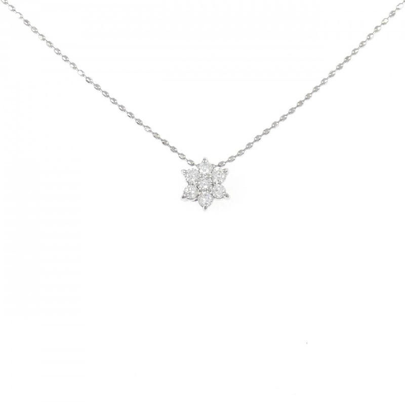 Dây chuyền kim cương hoa PT900/PT850 0.13CT - Hàng hiệu Chính hãng 856359