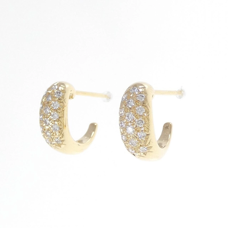 K18YG Bông tai kim cương 0.38CT - Hàng hiệu Chính hãng 867272