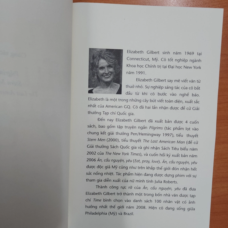 Sách Ăn, cầu nguyện, yêu của Elizabeth Gilbert mới 95% 531601