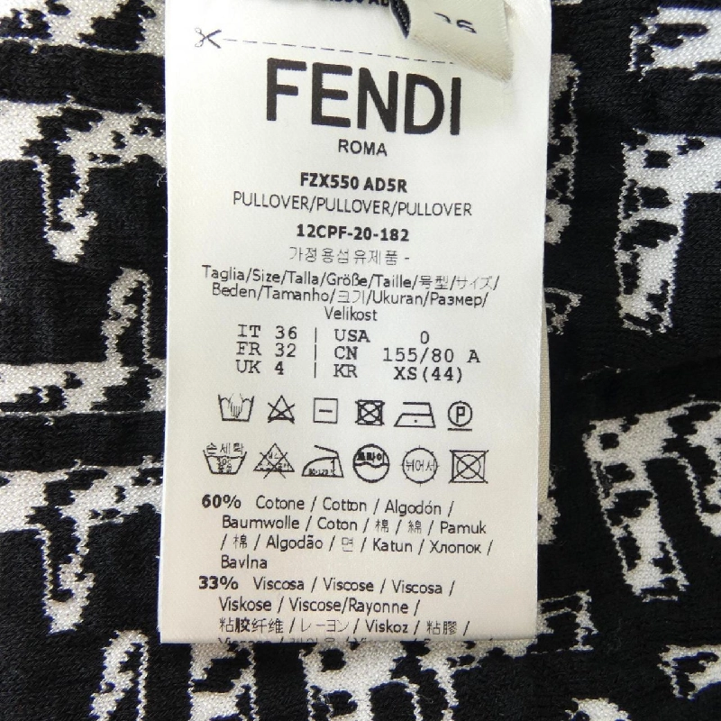 FENDI FZX550 AD5R Áo len - Hàng hiệu Chính hãng 824281