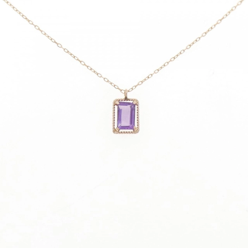 K10PG Amethyst Necklace - Hàng hiệu Authentic 856369