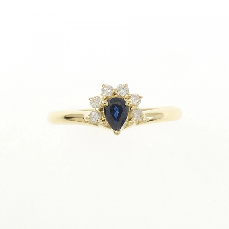 Nhẫn Sapphire K18YG - Hàng hiệu Chính hãng 852786