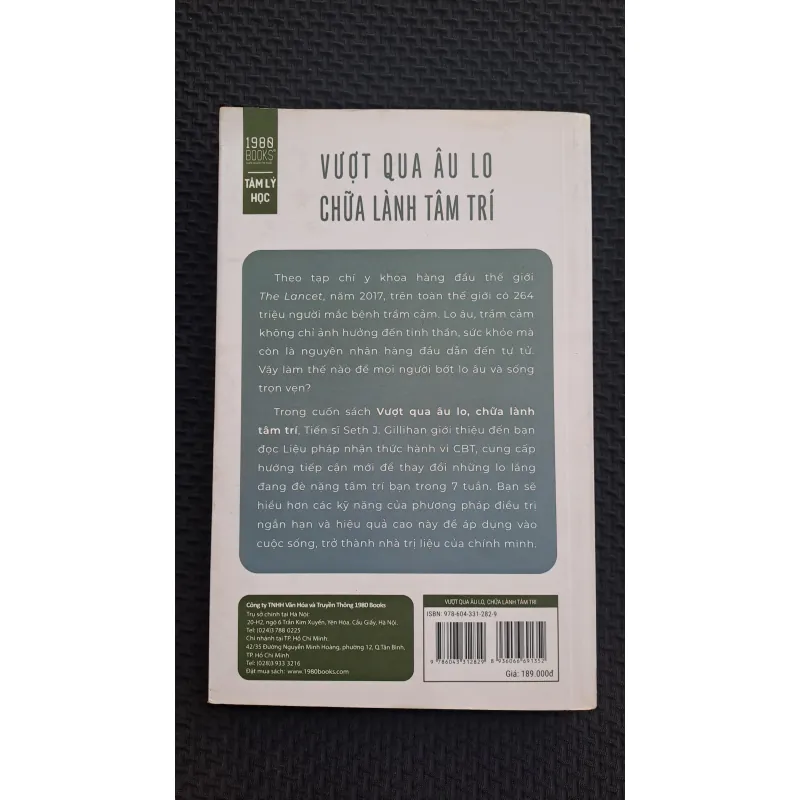 Vượt Qua Âu Lo Chữa Lành Tâm Trí - Tiến sĩ Seth J Gillihan 762768