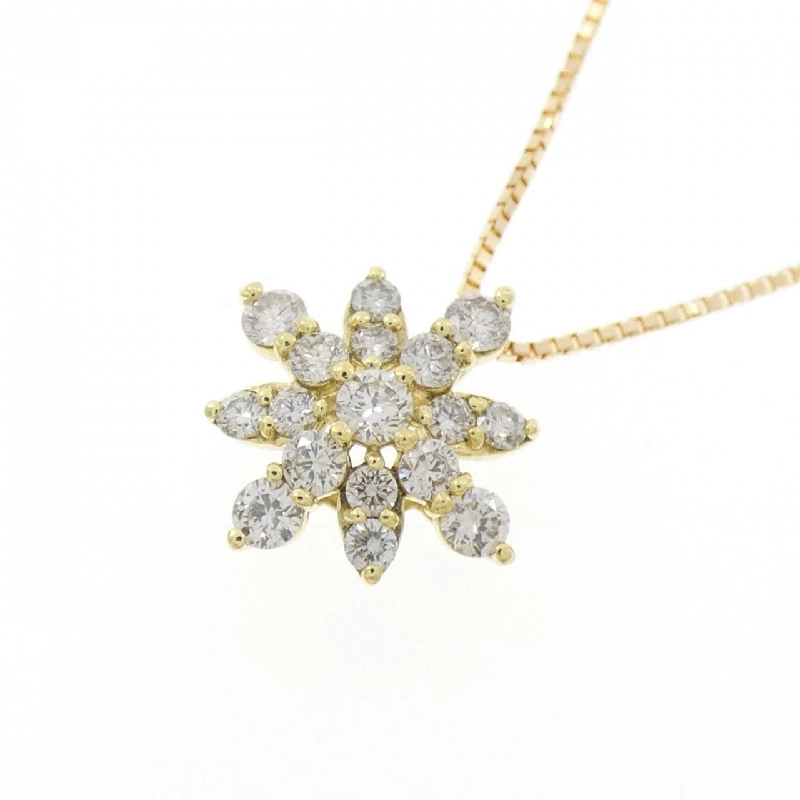 Dây chuyền kim cương K18YG 0.50CT - Hàng hiệu Chính hãng 858931